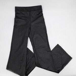 TEN BY BABATON Leggings Womens Small Black Faux Leather High Rise Stretch Pants